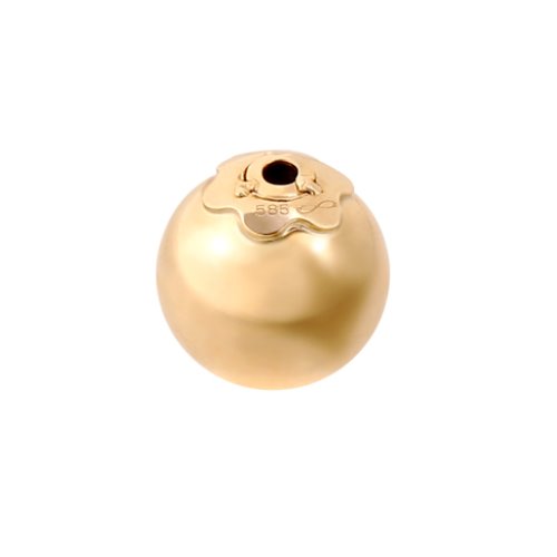 GOLD BALL SILICONE EARRING CLUTCH